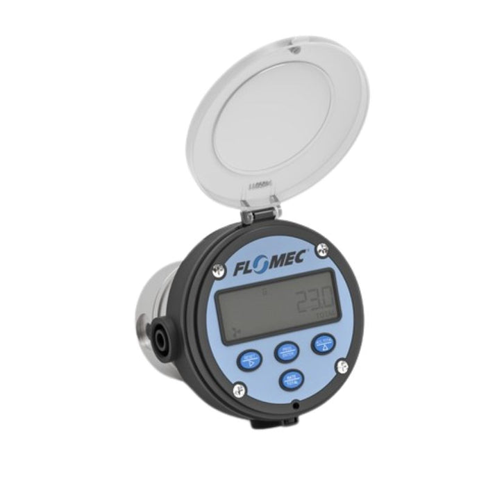OM Series Flow Meter with Display and Outputs | 1/8" - 3/8" (1 L/hr - 550 L/hr)